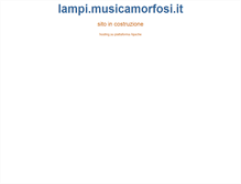 Tablet Screenshot of lampi.musicamorfosi.it
